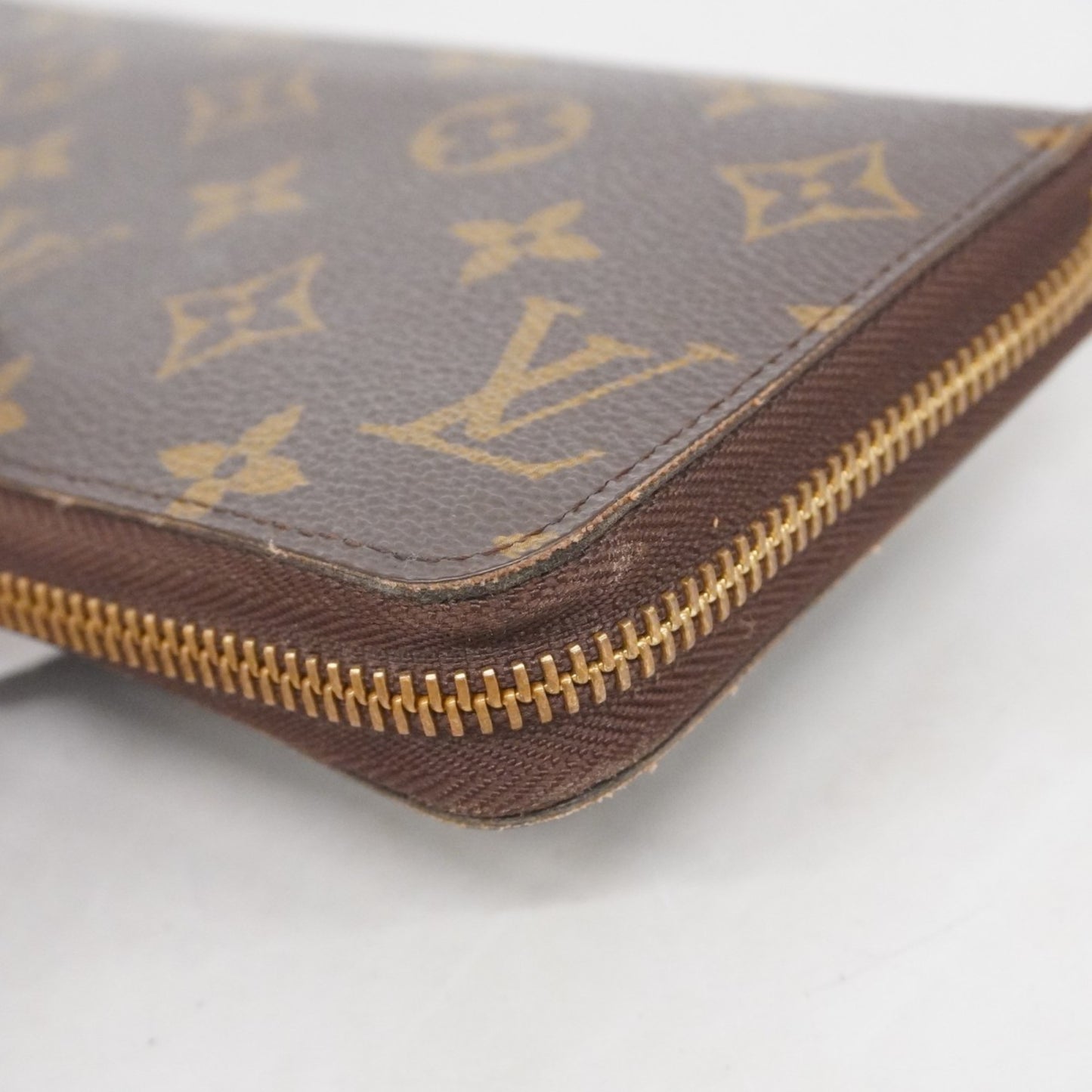 Louis Vuitton Monogram Zippy Wallet M60017 Brown