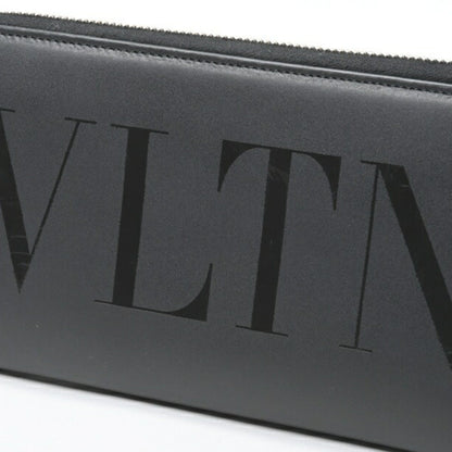 Valentino Vltn Calf Leather Wallet Round Zip 1Y2P0570Vna_0No Black S-155893