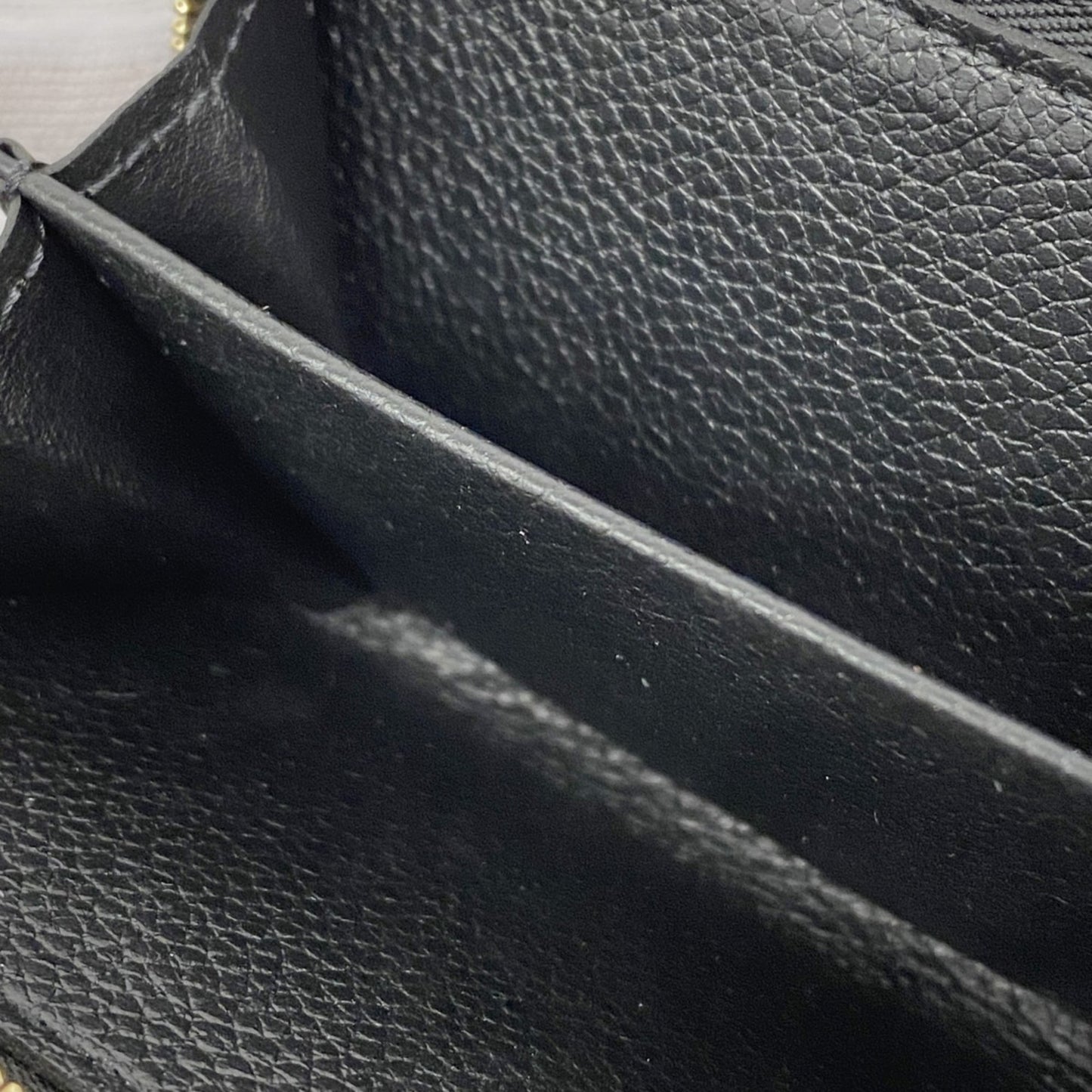 Louis Vuitton Monogram Empreinte Portefeuille Metisse Compact Tri-Fold Wallet M80880 Noir