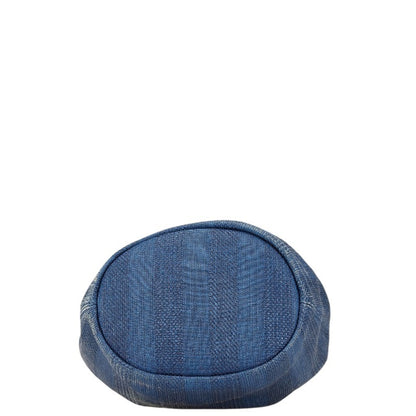 Chanel Deauville Chain Shoulder Bag In Blue