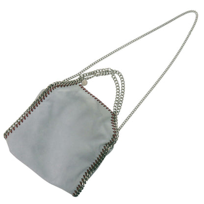Stella Mccartney 2-Way Falabella Polyester Light Blue Chain Shoulder Bag 0241