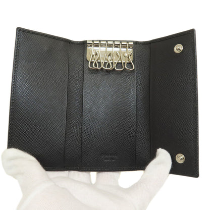 Prada 2M0223 Engraved Key Case Leather