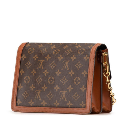Louis Vuitton Monogram Reverse Dauphine Mm Shoulder Bag/Handbag 2-Way M45958 Brown Leather