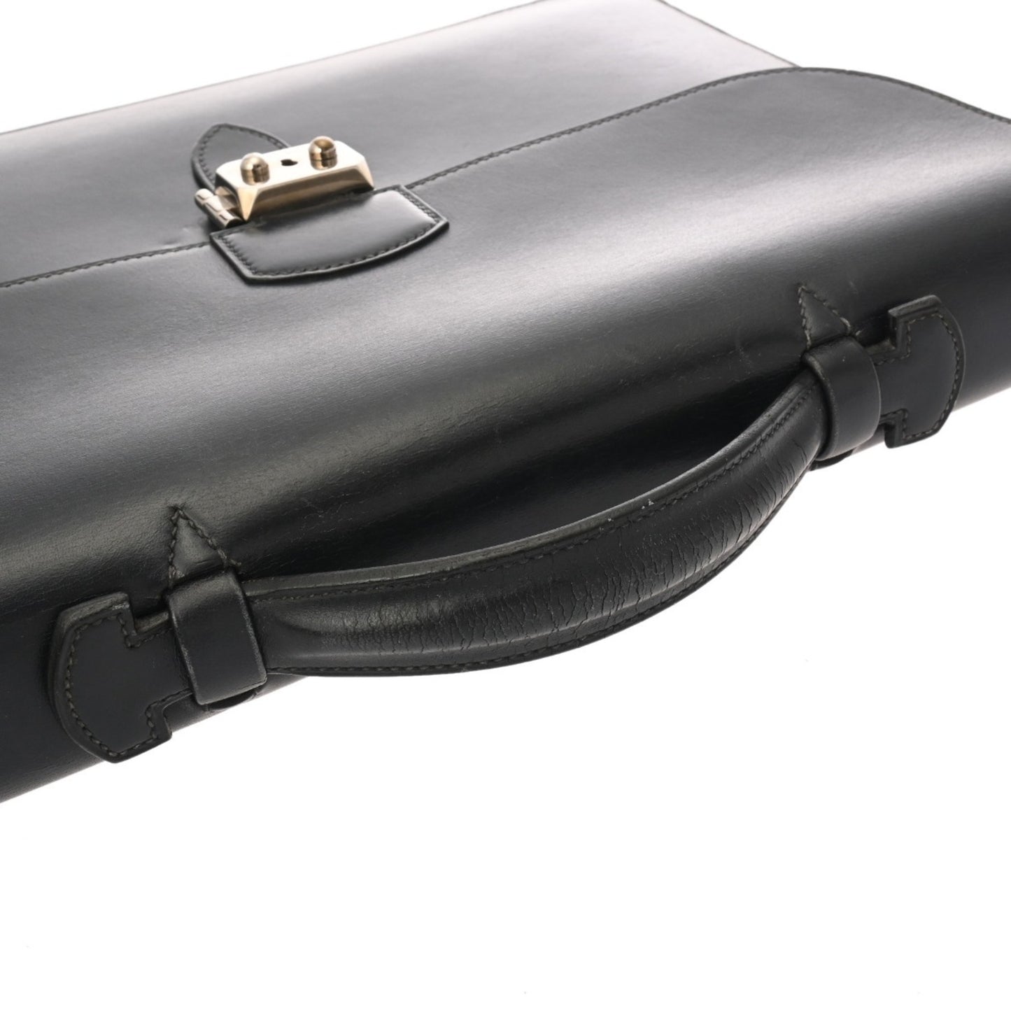 Hermes Sac A Depeche 34 Blue Indigo C Stamp (Circa 1999)