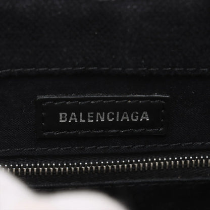 Balenciaga Wave Tote Bag Xs Leather 2-Way Shoulder Bag/Crossbody Handbag 619979 Black Genuine