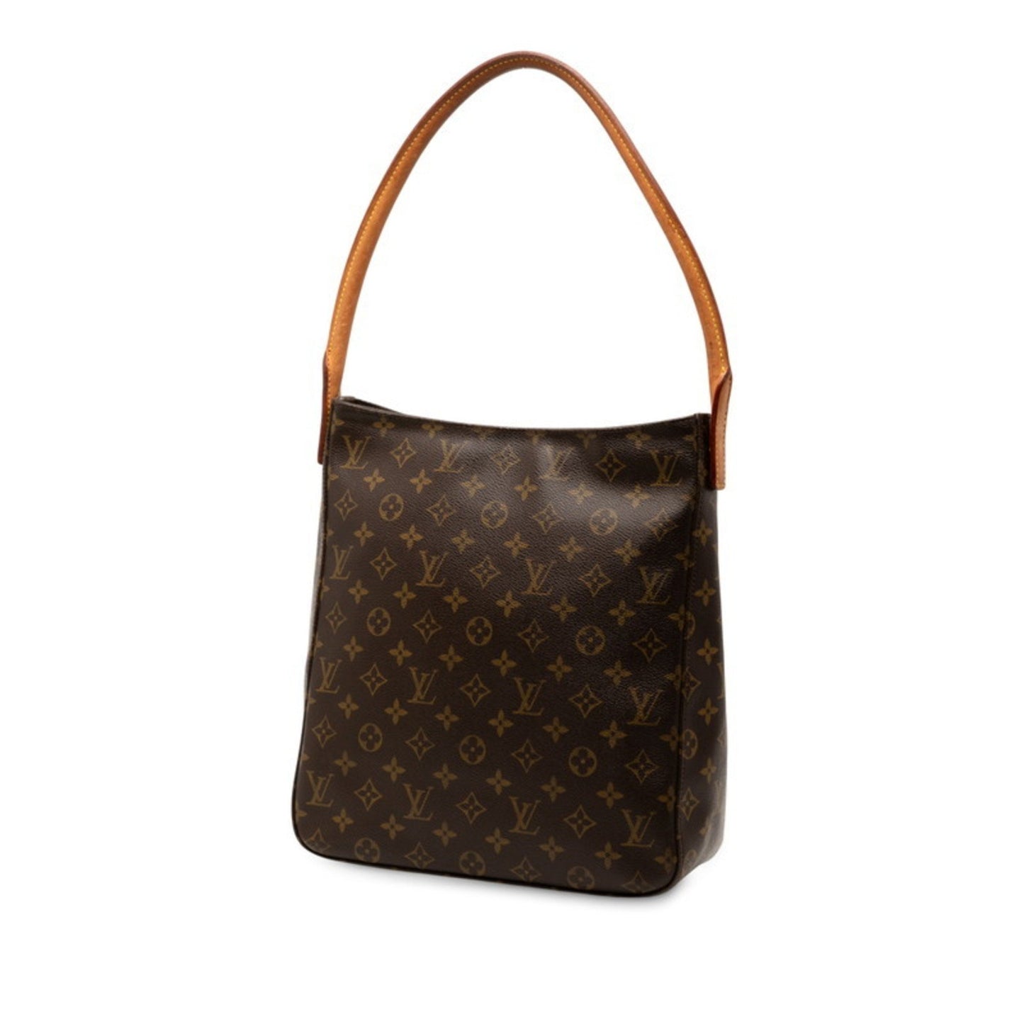 Louis Vuitton Monogram Looping Gm One-Shoulder Bag/Handbag M51145 Brown Leather