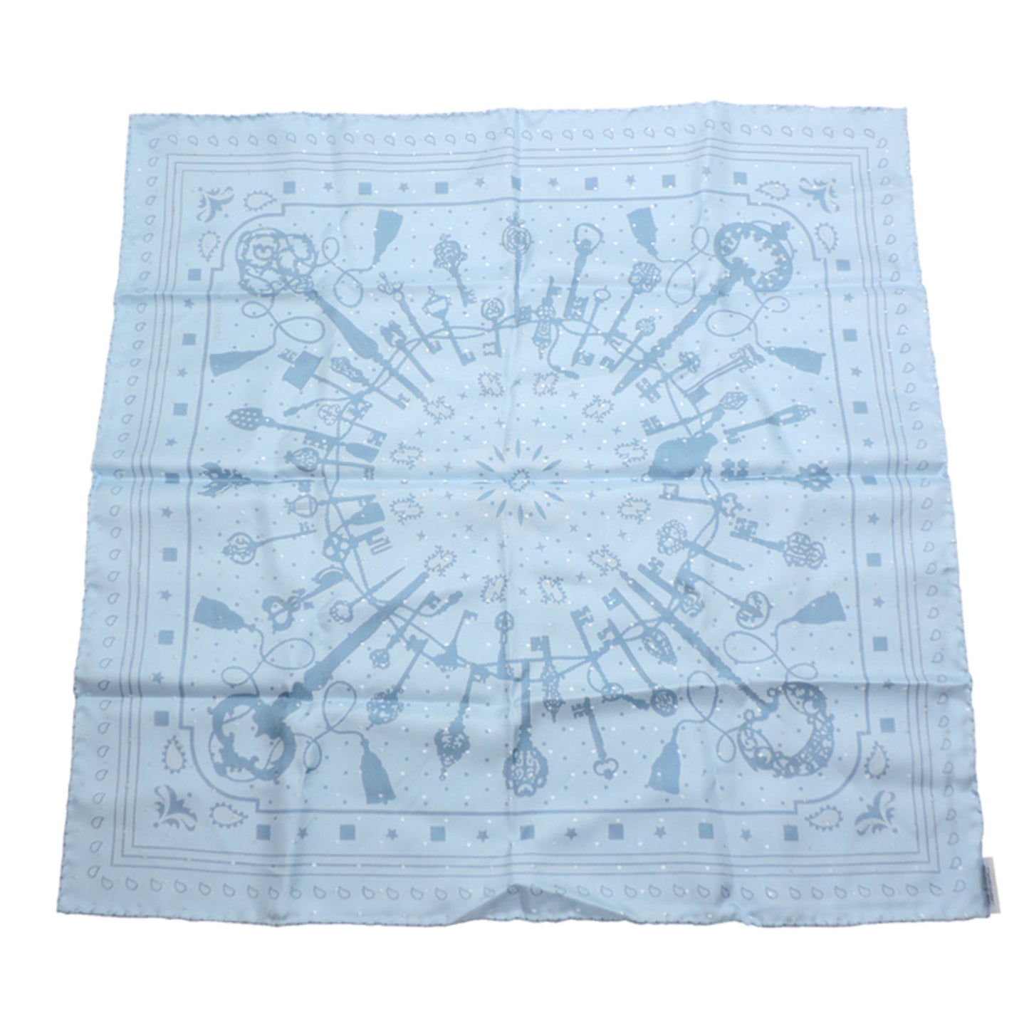 Hermes Herms Carr 55 Les Cles Bandana Bandana Scarf/Muffler For Men And Women