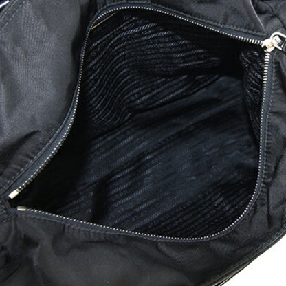 Prada Handbag Bn1057 Black Nylon Leather Shoulder Bag Hand Tote