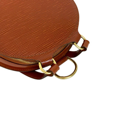 Unused Louis Vuitton Mabillon Epi Leather Backpack/Daypack In Kenya Brown