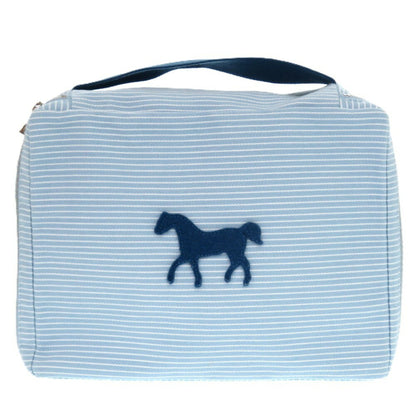 Hermes Like New Herms Cabriole To-Go Mm Cotton Pouch In White