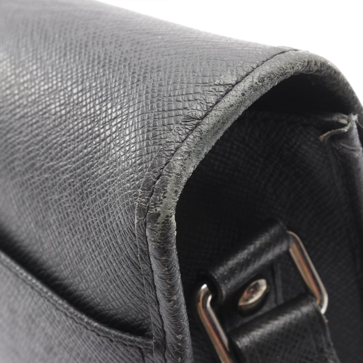 Louis Vuitton Andrei Taiga Leather Shoulder Bag