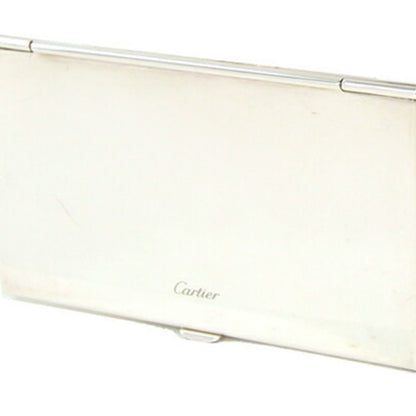 Cartier Business Card Holder T1220284 Silver Sv Sterling 925 Case