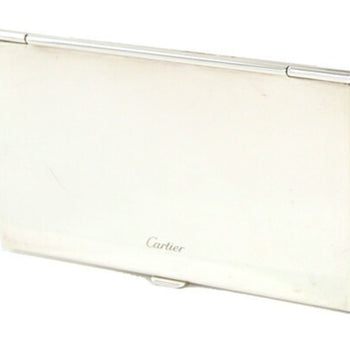 Cartier Business Card Holder T1220284 Silver Sv Sterling 925 Case