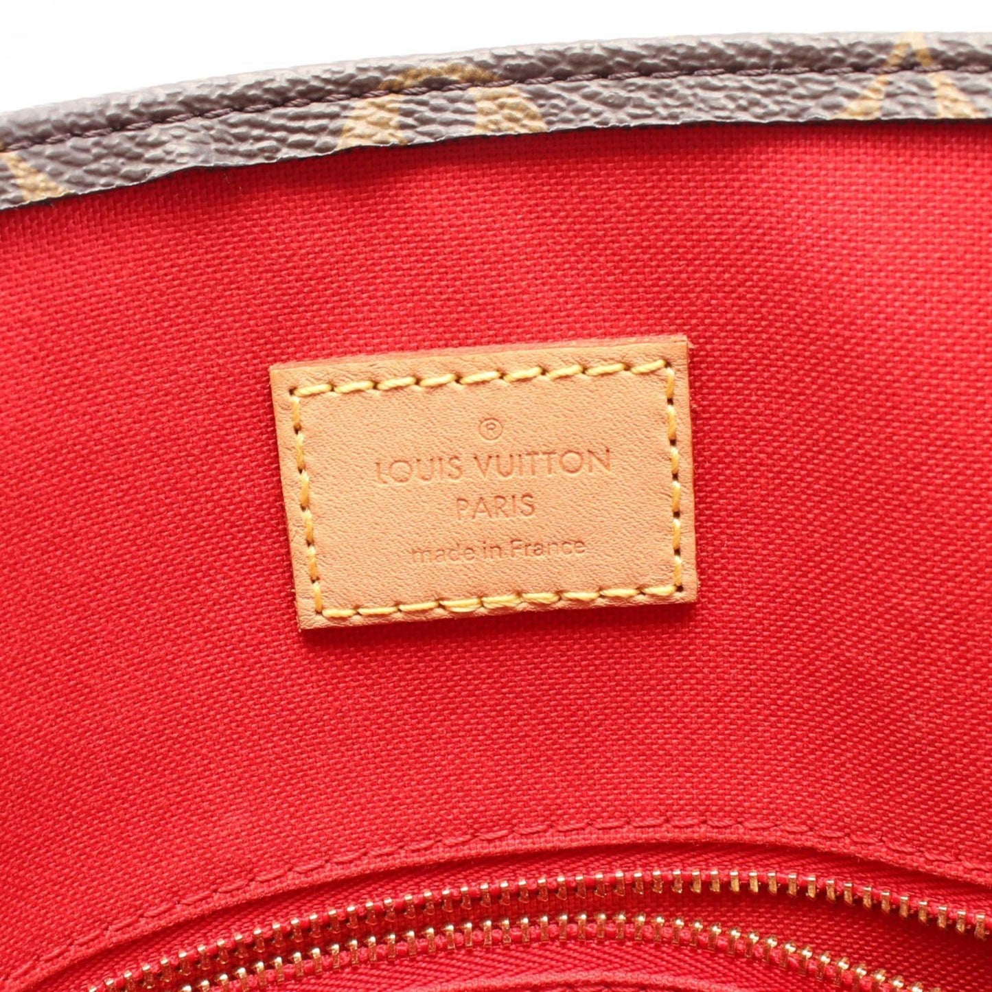 Louis Vuitton Sac Plat Pm Tote Bag Coated Canvas Leather Monogram