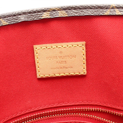 Louis Vuitton Sac Plat Pm Tote Bag Coated Canvas Leather Monogram