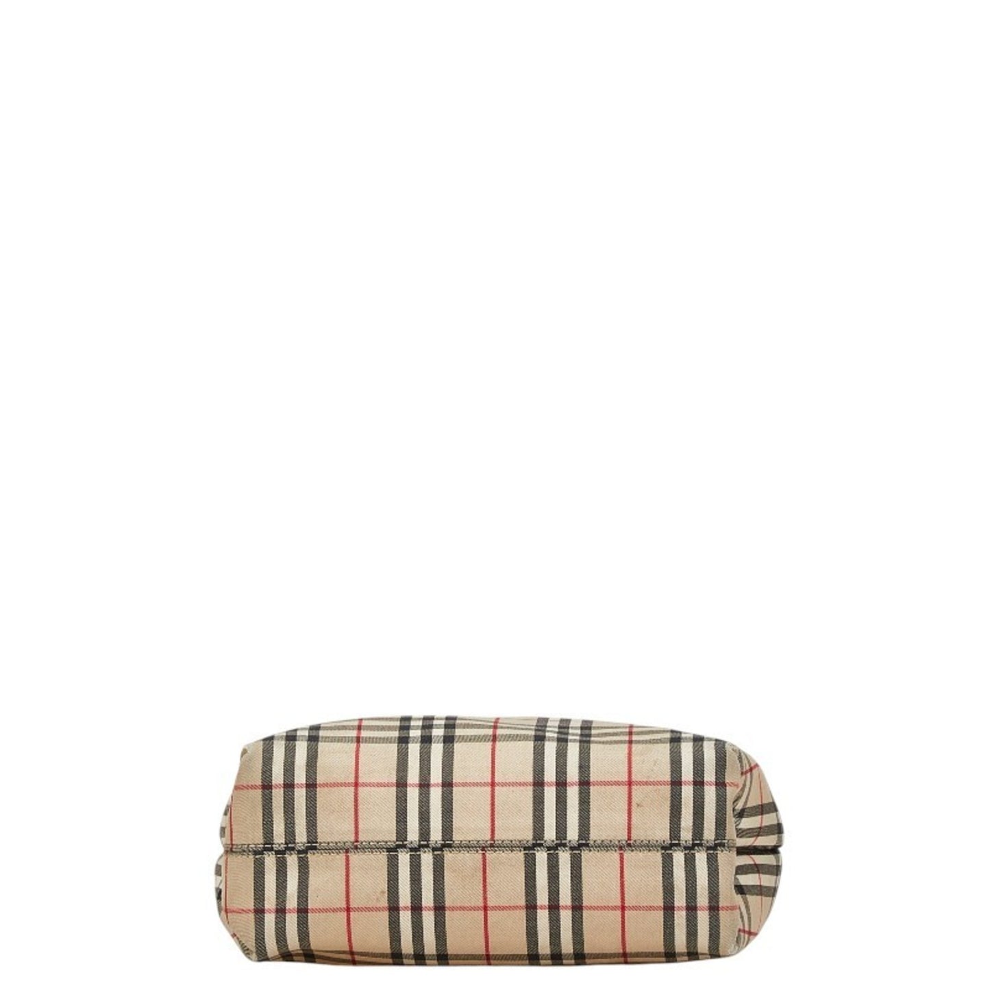 Burberry Nova Check Handbag In Beige Multicolor Canvas