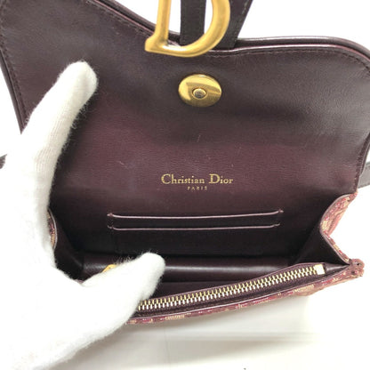 Christian Dior Trotter Saddle Belt Pouch/Waist Pouch/Body Bag In Canvas/Leather