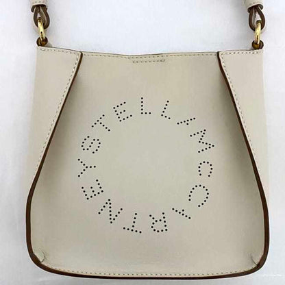 Stella Mccartney Shoulder Bag Cream White 700084 W8542 Ec-19939 Leather Canvas Stella Mccartney