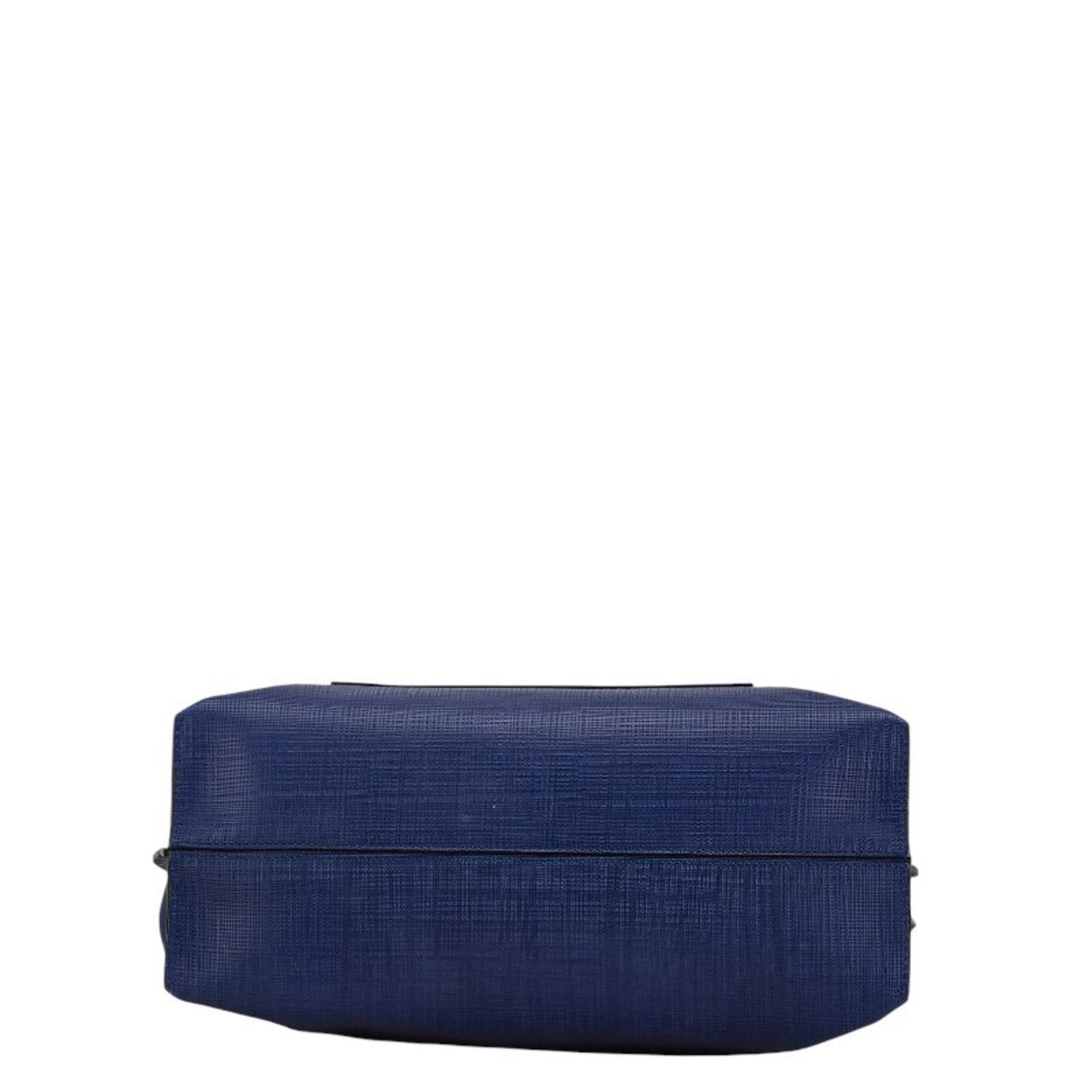 Loewe Anagram Tote Bag Shoulder Navy Leather