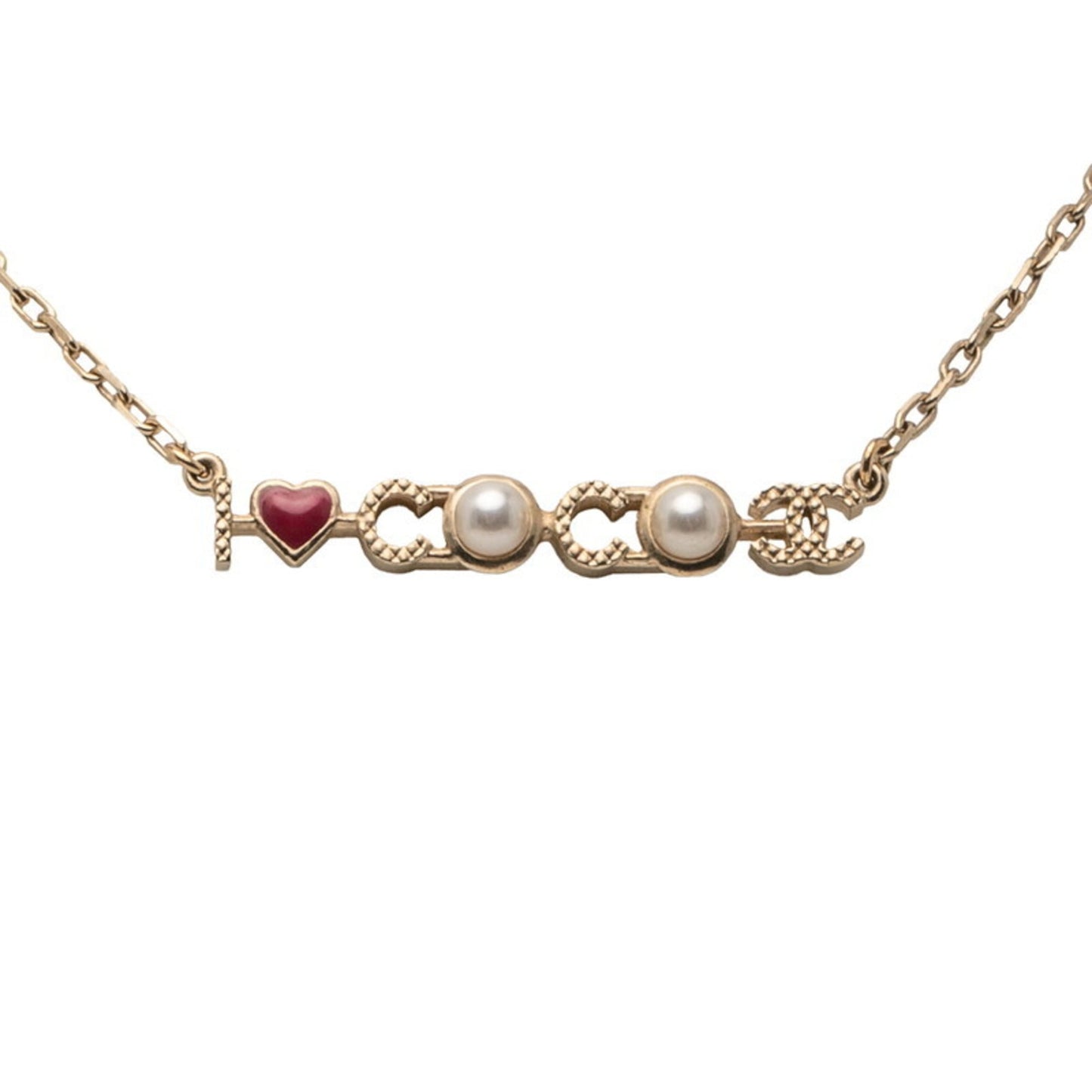 Chanel Coco Mark "I Love Coco" Necklace