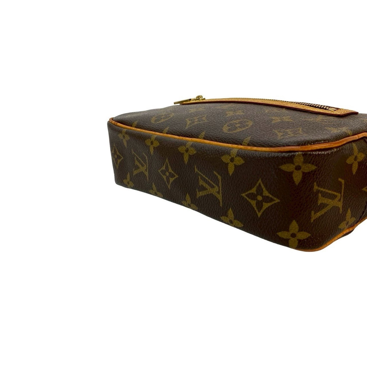 Louis Vuitton Pochette Cite Monogram Leather Semi-Shoulder Bag/One-Shoulder Bag Brown 31815