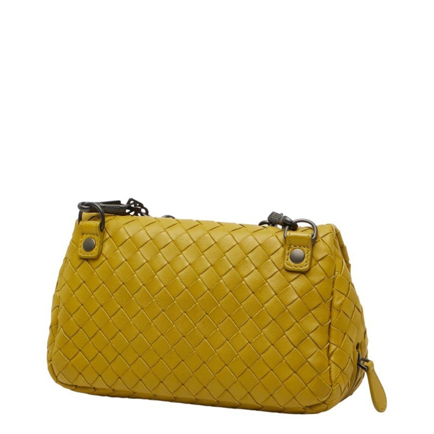 Bottega Veneta Intrecciato Crossbody Shoulder Bag In Green