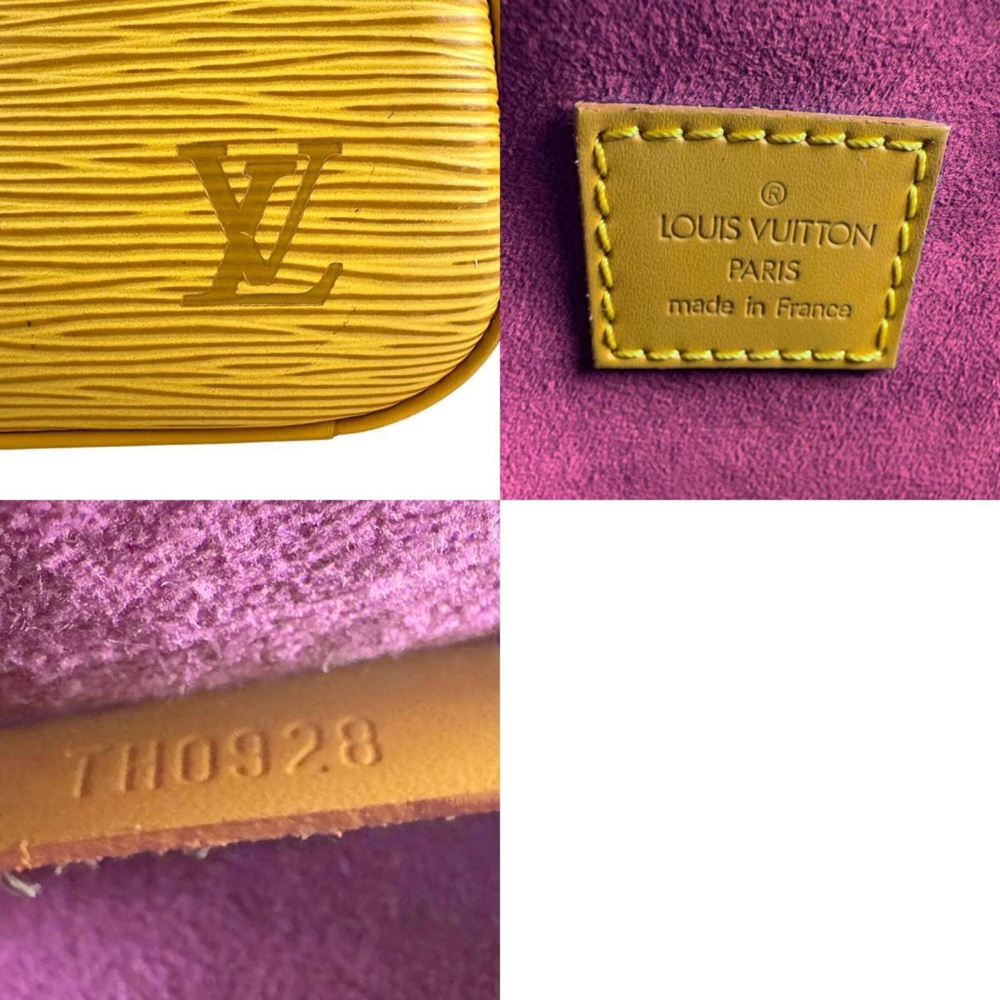Louis Vuitton Epi Jasmine Handbag In Yellow Gold For Women