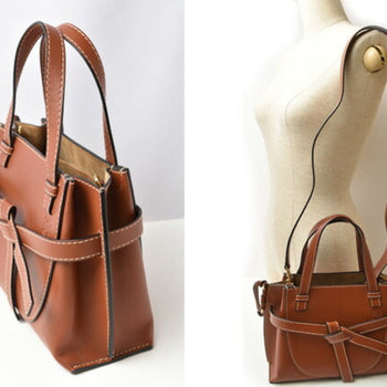 Loewe Handbag/Gate/Shoulder Bag 2Way Bag Leather Brown 321.56.Z99