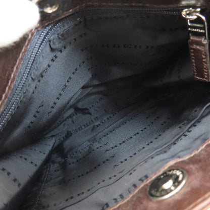 Burberry Nova Check Shoulder Bag Canvas