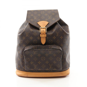 Louis Vuitton Montsouris Gm Backpack Coated Canvas Leather Monogram