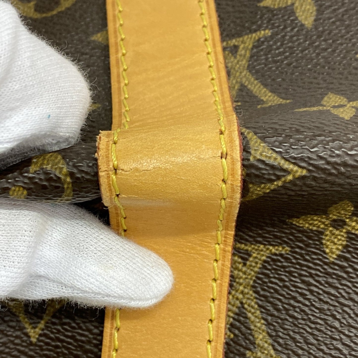 Louis Vuitton Monogram Keepall Bandouliere 55 Boston Bag M41414 Brown