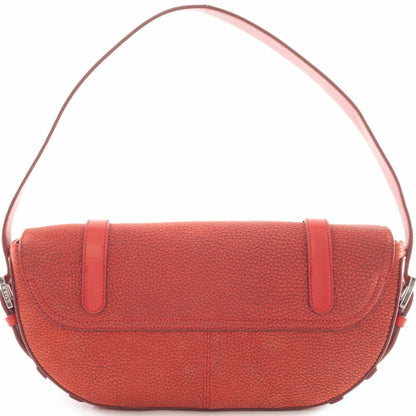 Loewe Senda Handbag In Red Leather