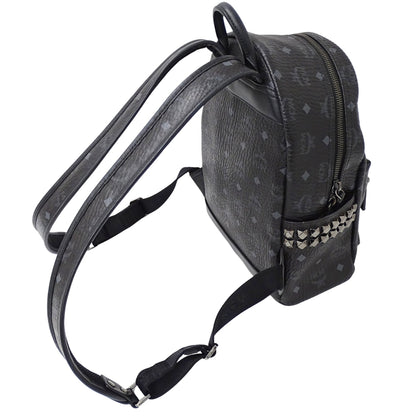 Mcm Women'S Visetos Side Stud Backpack In Coated Canvas