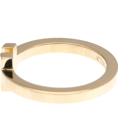 Tiffany T Square Ring Pink Gold (18K) Fashion No Stone Band Ring Pink Gold