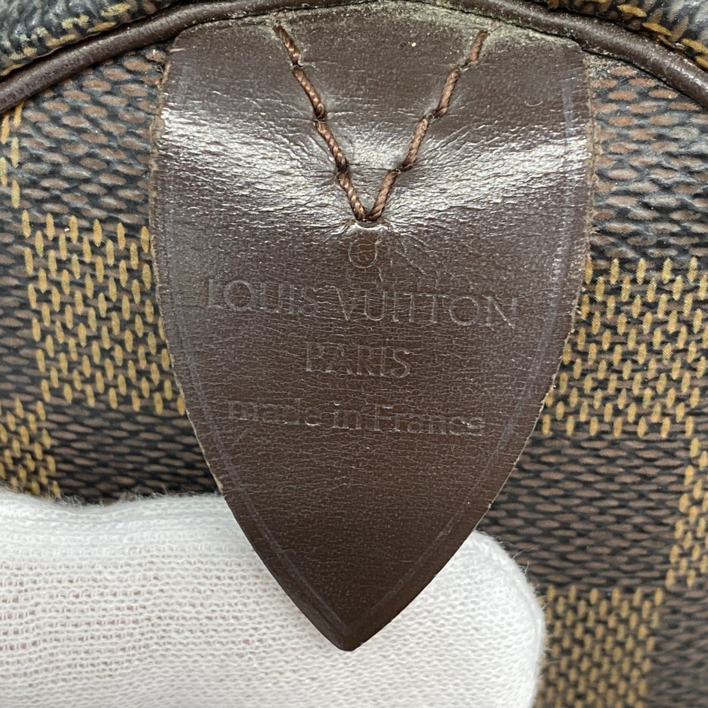 Louis Vuitton Damier Speedy 25 Ebene Handbag N41365