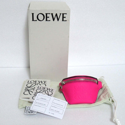 Loewe Leather Wallet/Coin Case With Ankle Pouch Motif