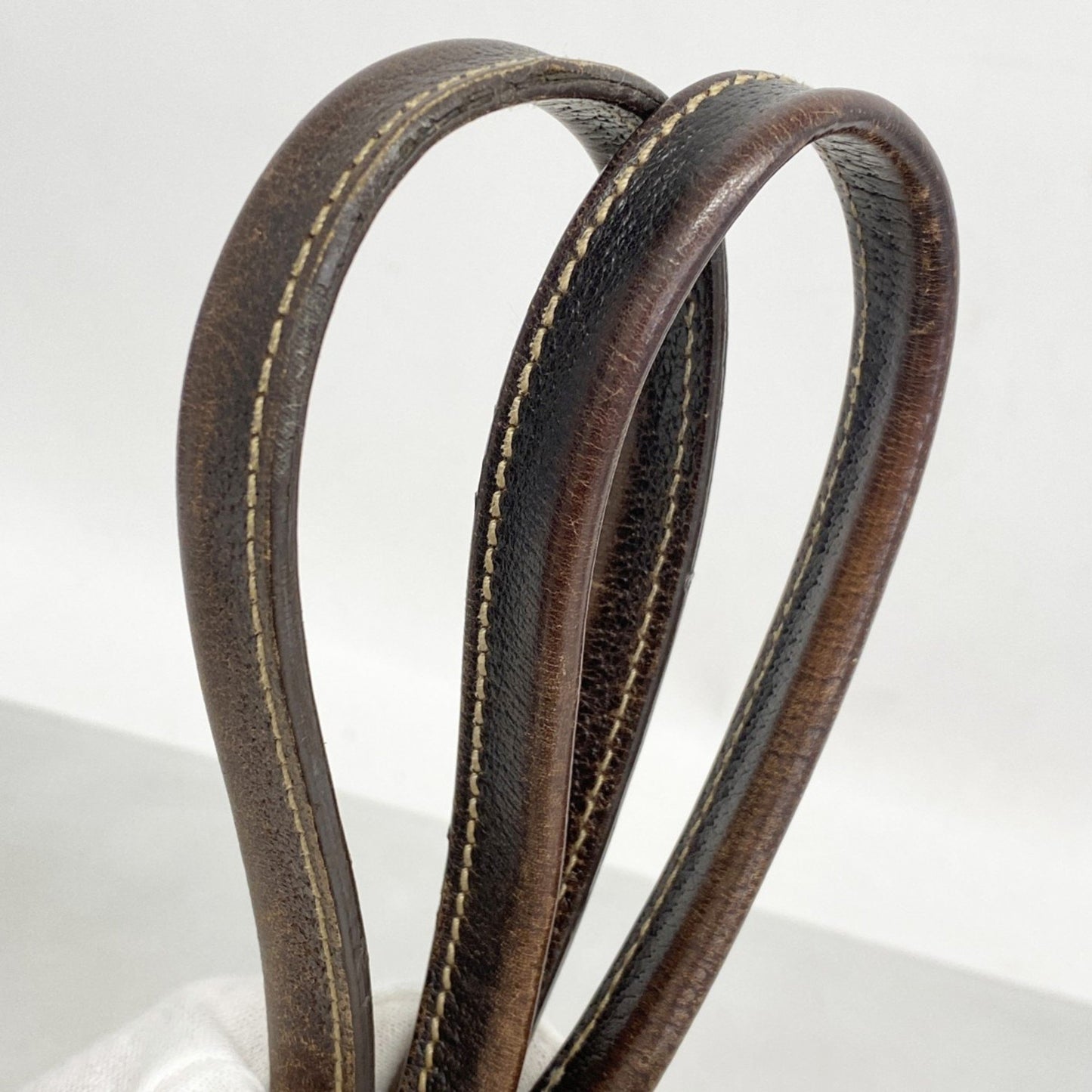 Gucci Gg Canvas Princess Tote Bag 163805 Brown Champagne