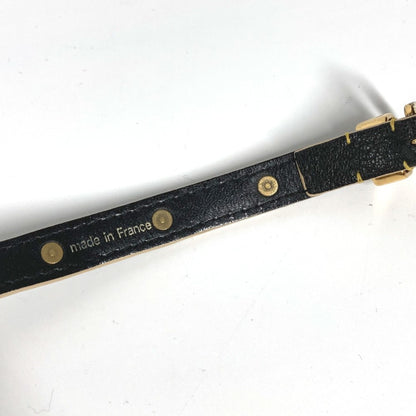 Louis Vuitton M91844 Suhali Studs Accessories Double Bracelet Noir Black