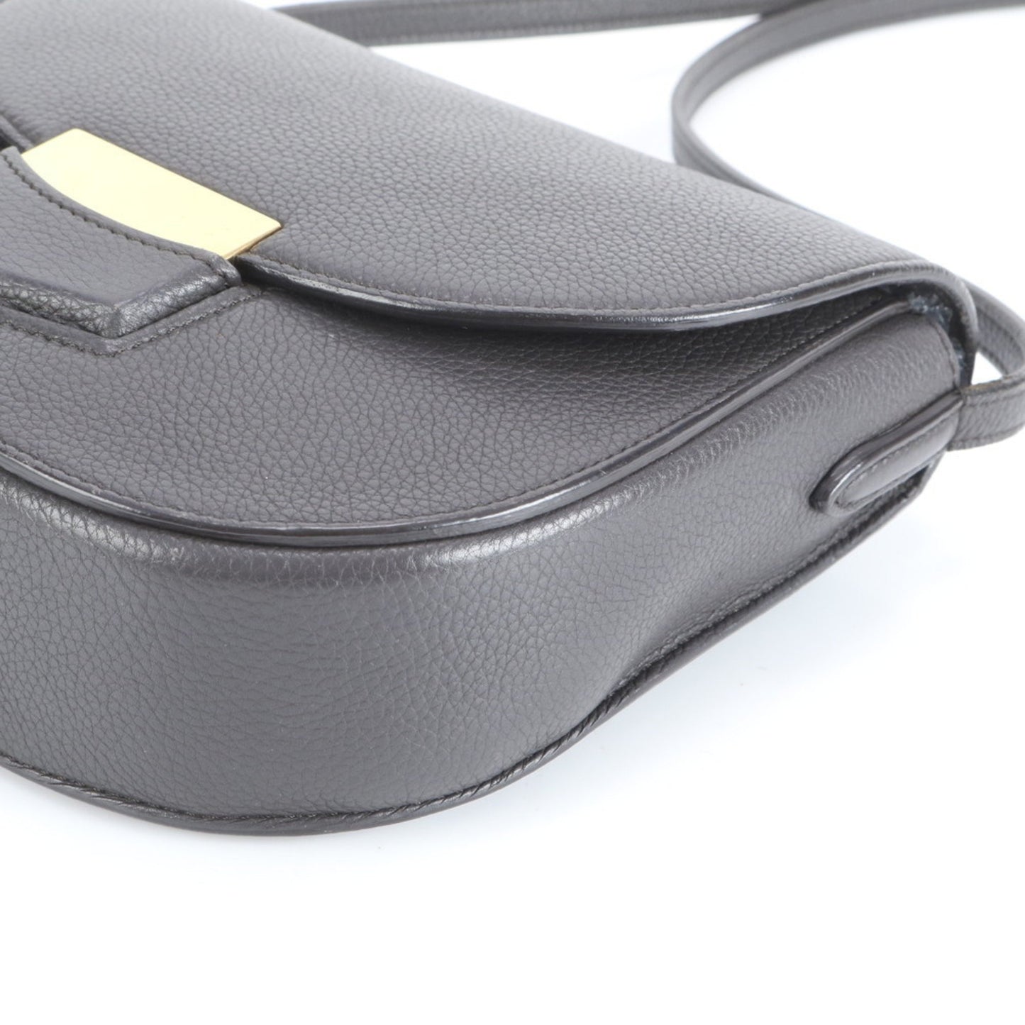 Celine Trotter Leather Shoulder Bag