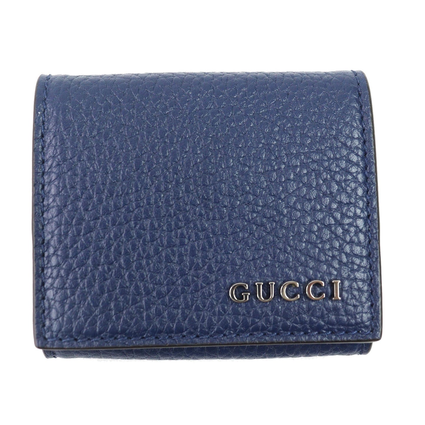 Gucci 771160 Leather Wallet/Coin Purse Compact Wallet With Logo Hardware