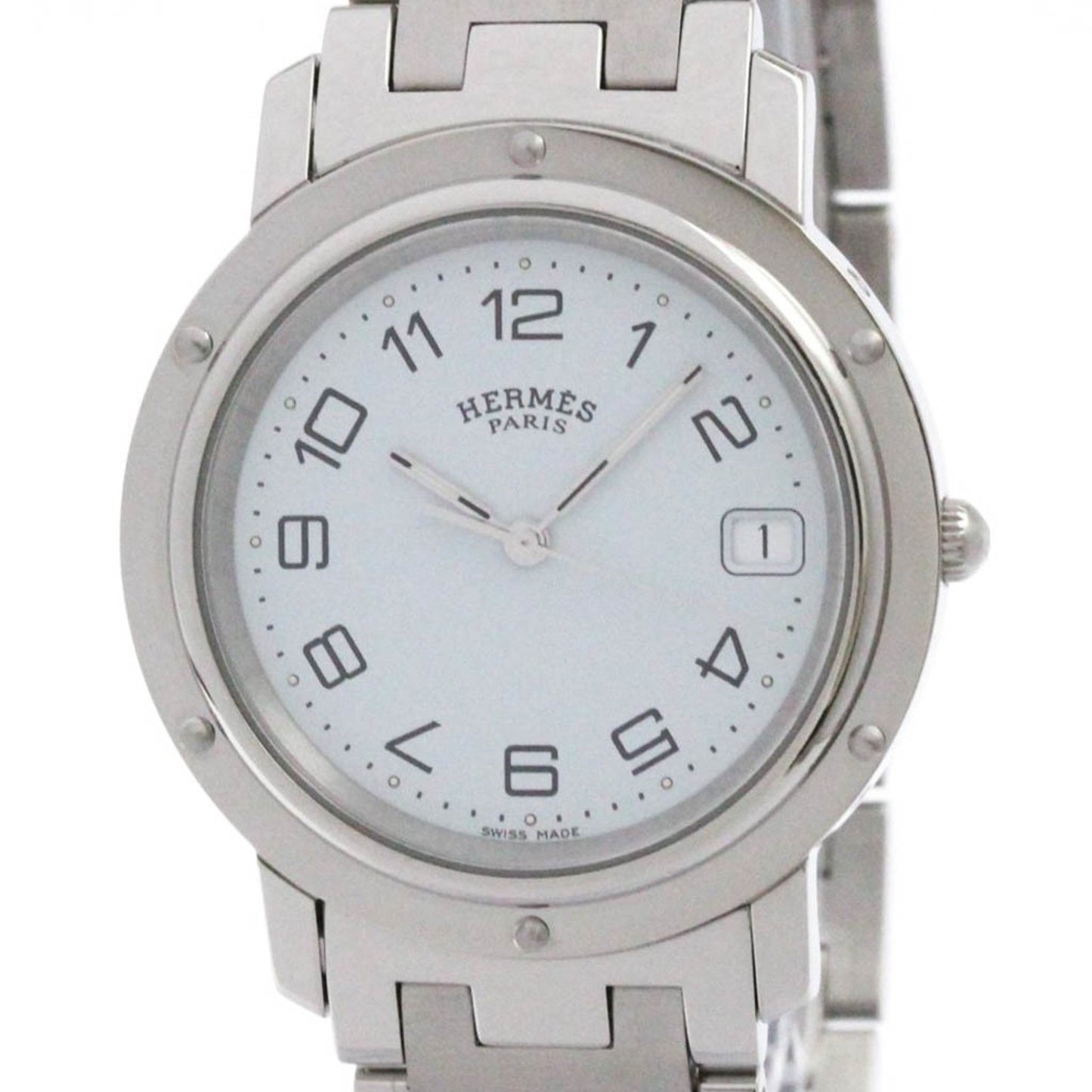 Hermes Clipper Stainless Steel Quartz