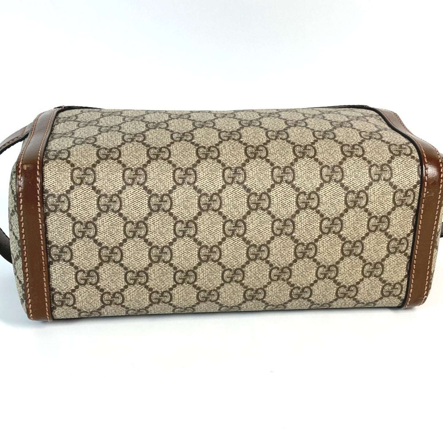 Gucci 730116 Gg Supreme Interlocking G Clutch Bag/Pouch/Second Bag In Canvas/Leather
