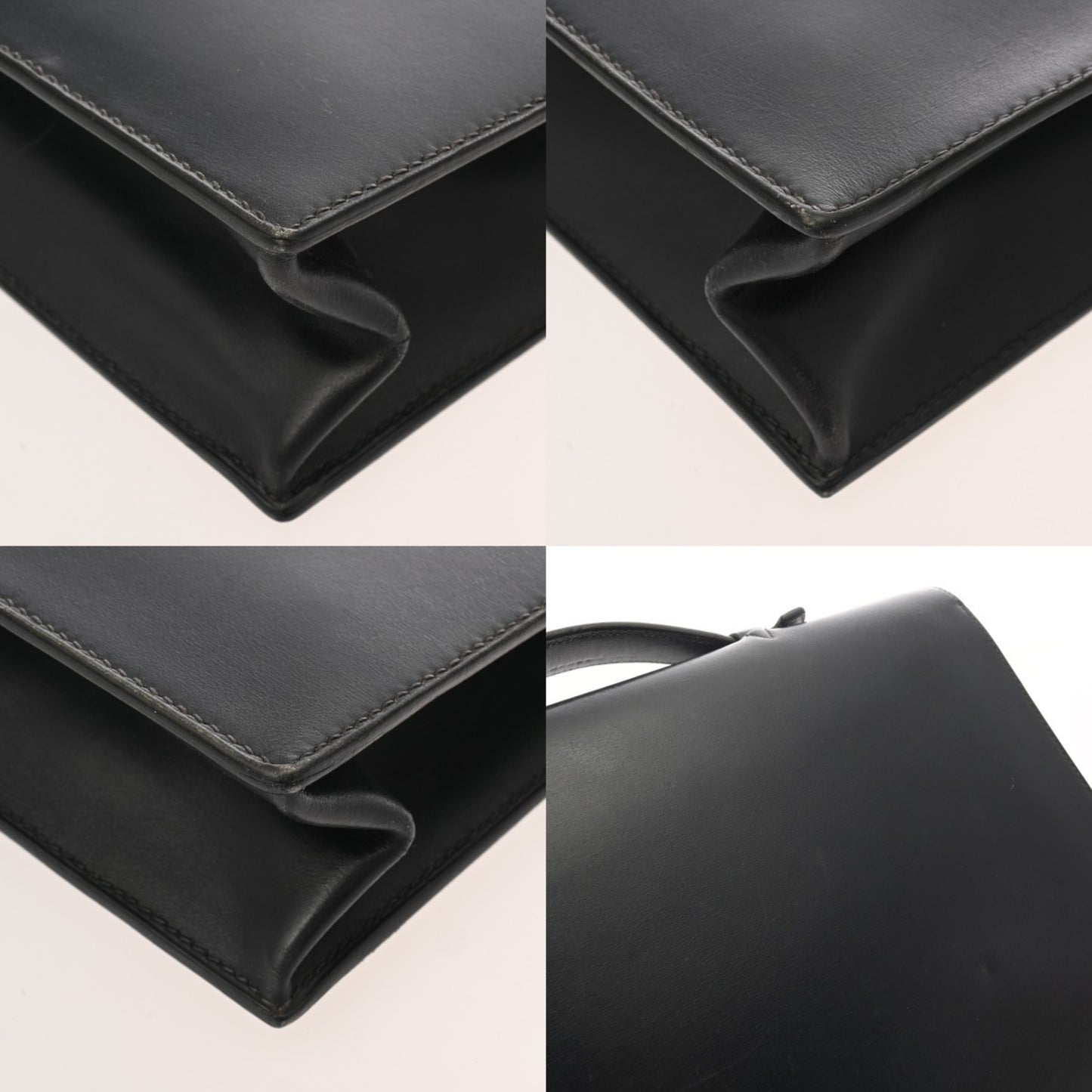 Hermes Sac A Depeche 34 Blue Indigo C Stamp (Circa 1999)