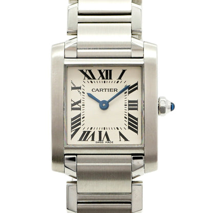 Cartier Tank Franaise Sm W51008Q3 Ivory Dial