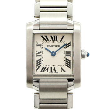 Cartier Tank Franaise Sm W51008Q3 Ivory Dial