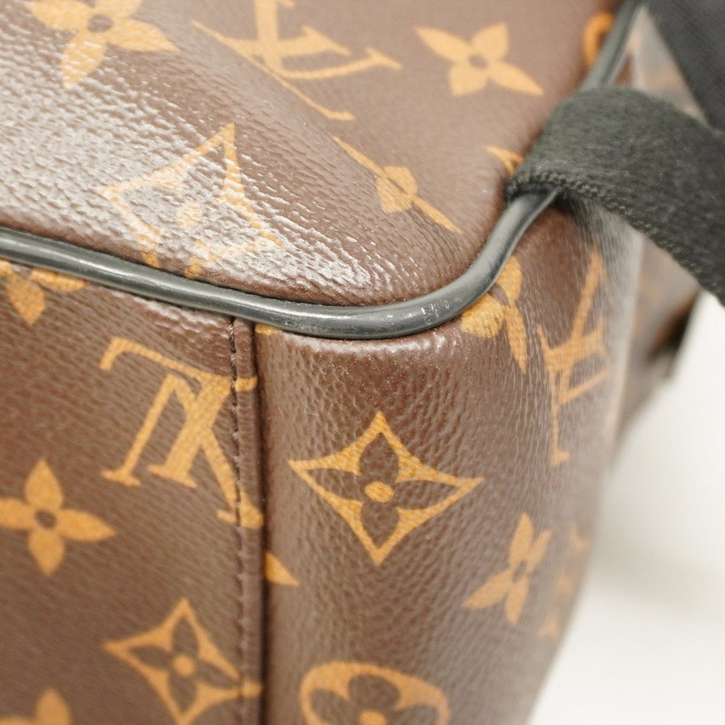 Louis Vuitton Monogram Macassar Josh Backpack M41530 Brown/Black
