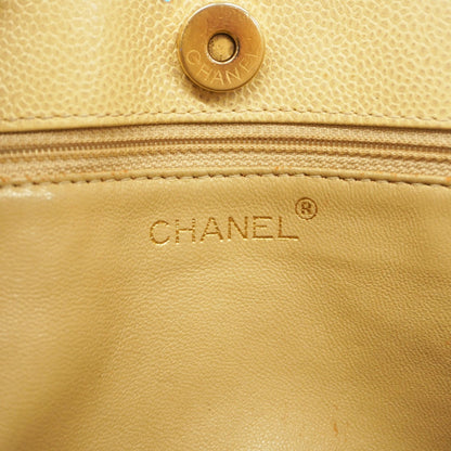 Calfskin Chanel Tote Bag Grained