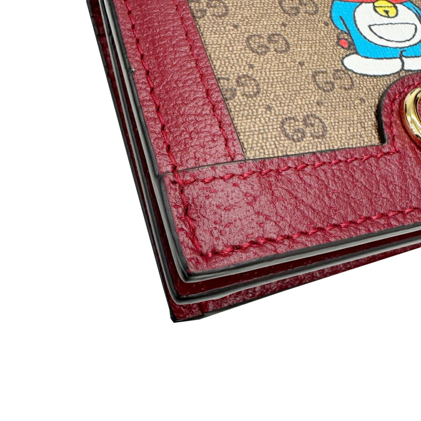 Gucci Doraemon Collaboration 647788 Bifold Wallet For Men And Women