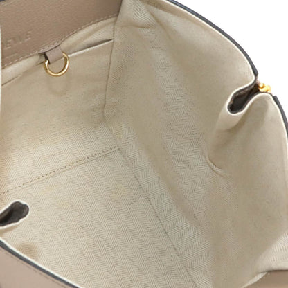 Loewe Hammock Compact 2-Way Hand/Shoulder Bag In Beige Leather