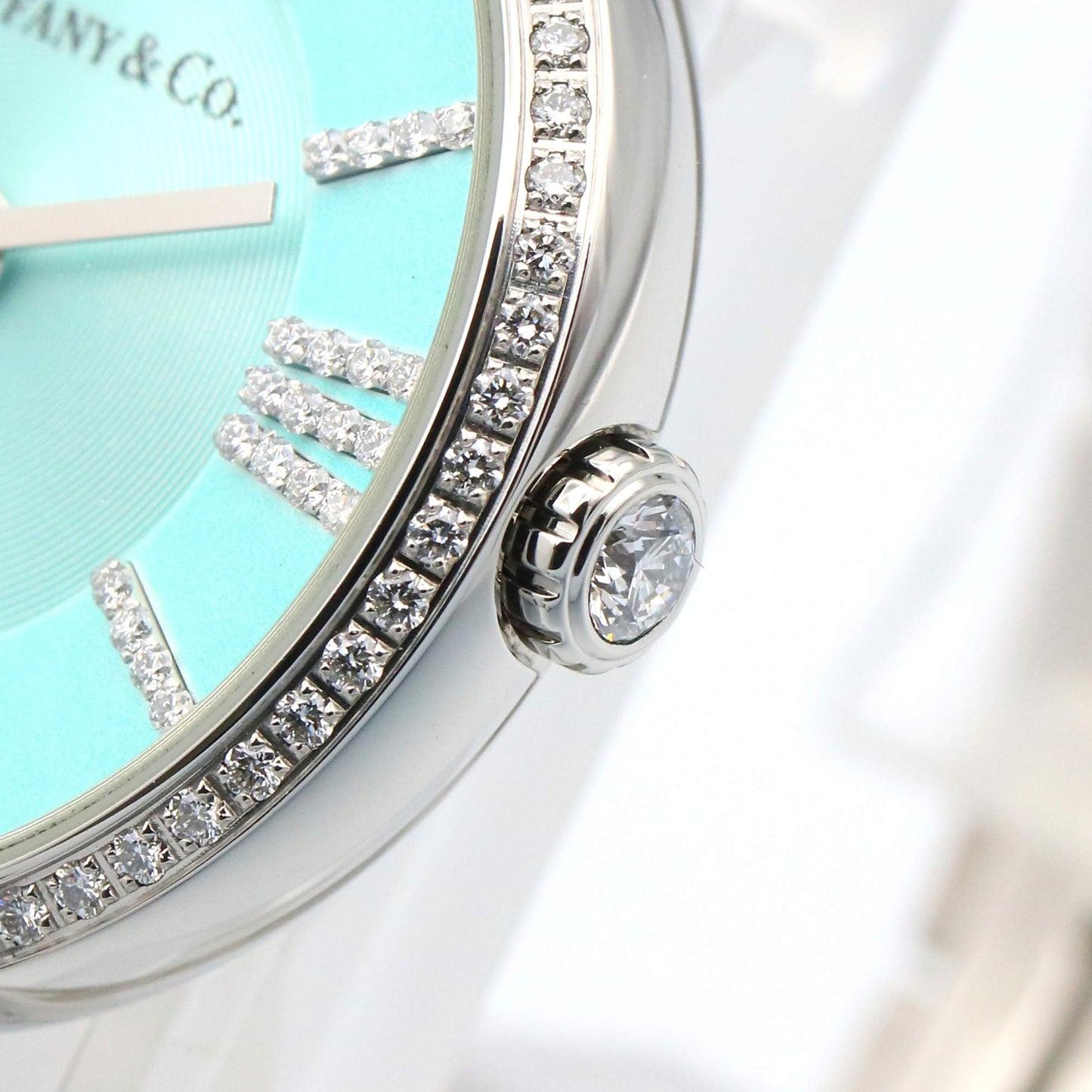Tiffany & Co. Atlas 2-Hand Diamond Watch